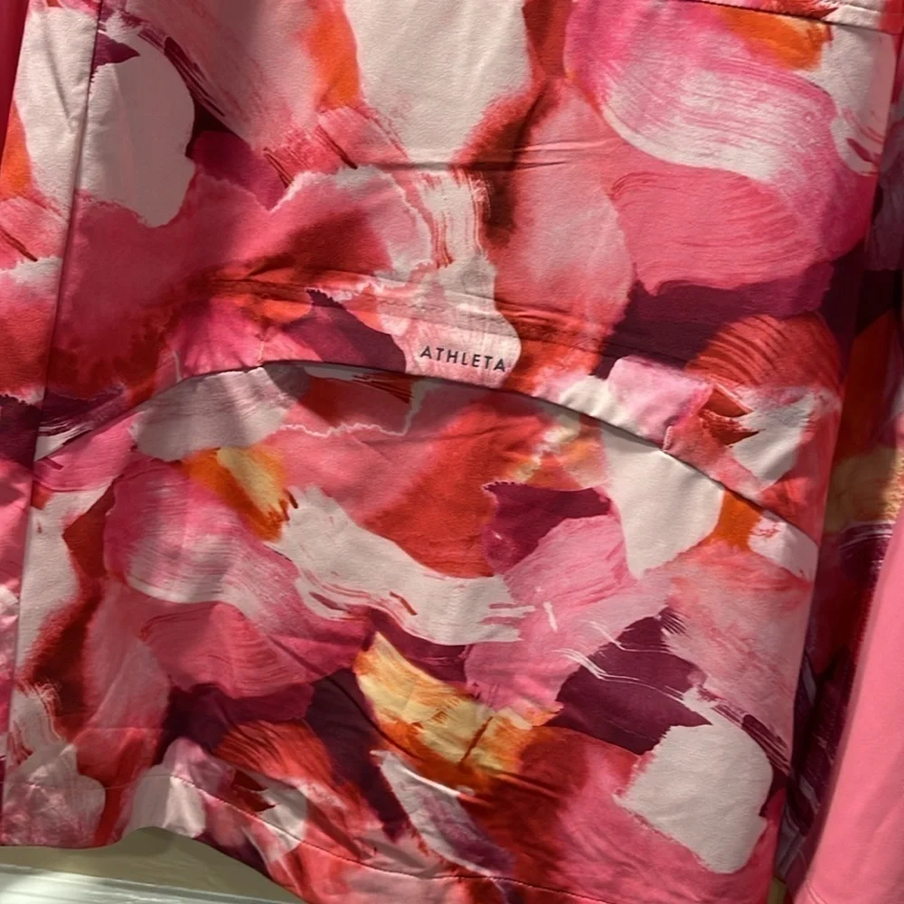 NEW ATHLETA PLUS ENERGY CORAL PINK RUN WITH IT JACKET SIZE 3X or L - Picture 9 of 9